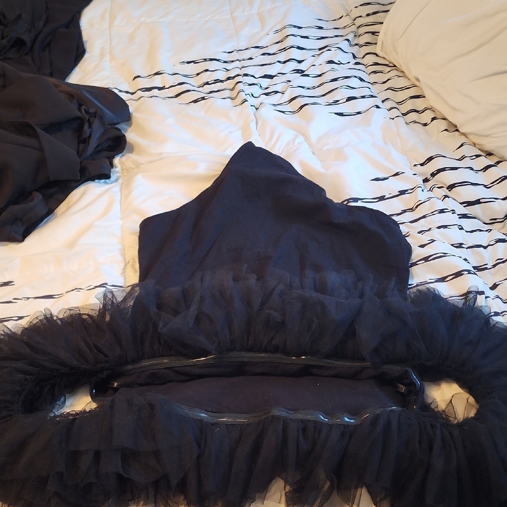 Torrid Black Ruffled Top - Picture 6 of 7
